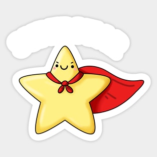 Superstar Funny Astronomy Pun Sticker